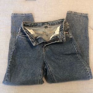 Women Blue Denim Jeans, Size 0 Wild Fable
